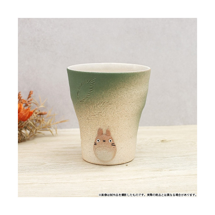 Tasse faite main verte Shigariki Totoro - Mon voisin Totoro