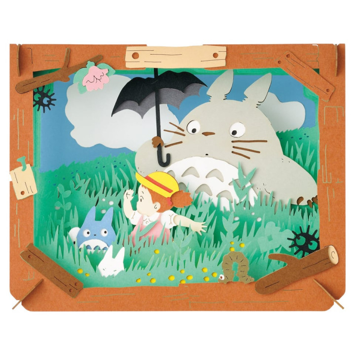 Théâtre de papier Totoro dans les près - Mon Voisin Totoro