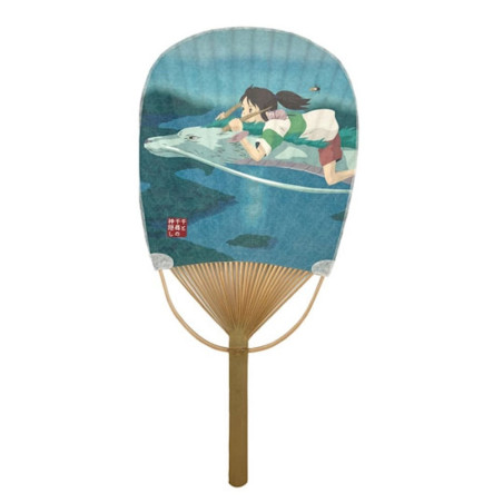Bamboo Fan Haku Dragon & Chihiro – Spirited Away