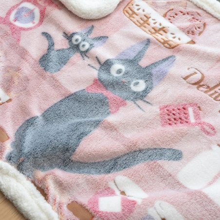 Plaid fluffy Boulangerie de Jiji 70x100 cm - Kiki la petite sorcière