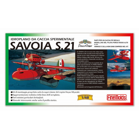 Model Kit Savoia S.21 Hydravion Prototype + fig. Porco 1/72 - Porco R