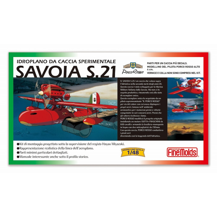 Model Kit Savoia S.21 Hydravion Prototype + fig. Porco 1/72 - Porco R