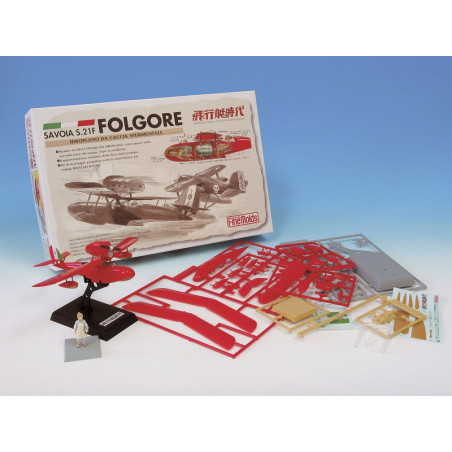 Model Kit Savoia S.21F Version 2 + fig. Fio  1/72 - Porco Rosso