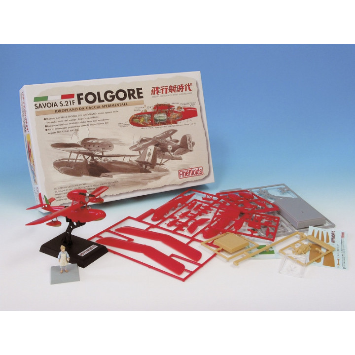 Model Kit Savoia S.21F Version 2 + fig. Fio  1/72 - Porco Rosso