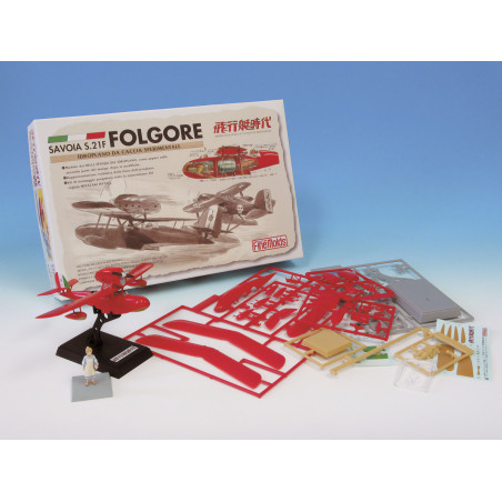 Model Kit Savoia S.21F Version 2 + fig. Fio  1/72 - Porco Rosso