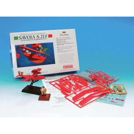 Model Kit Savoia S.21F Version 2 + fig. Porco  1/72 - Porco Rosso