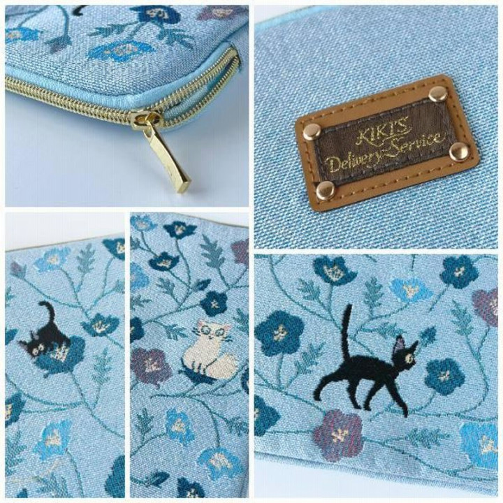 Pochette Jiji Fleur Blue – Kiki la Petite Sorcière