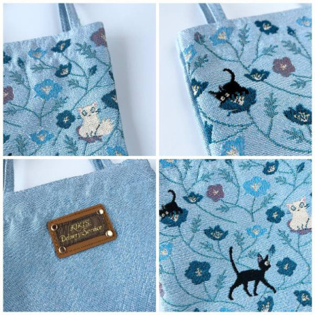 Mini Tote Bag Jiji Fleur Blue – Kiki la Petite Sorcière