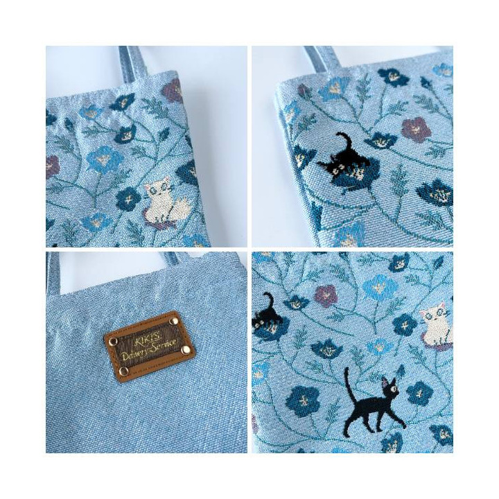 Mini Tote Bag Jiji Fleur Blue – Kiki la Petite Sorcière