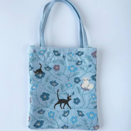 Mini Tote Bag Jiji Fleur Blue – Kiki la Petite Sorcière