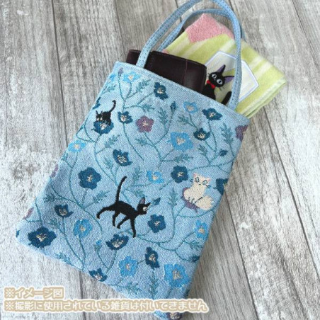 Mini Tote Bag Jiji Fleur Blue – Kiki la Petite Sorcière