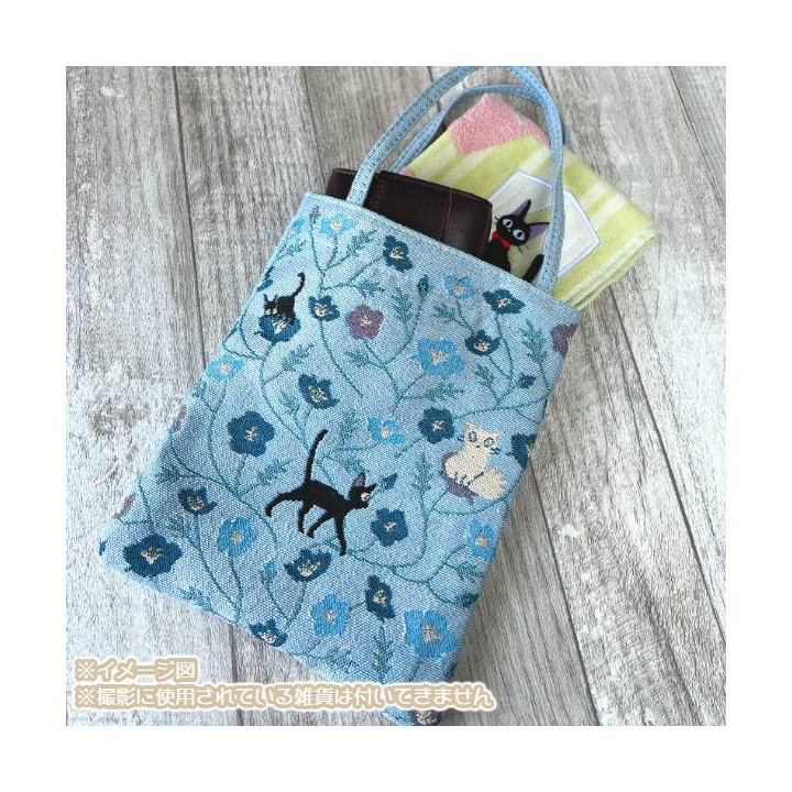 Mini Tote Bag Jiji Fleur Blue – Kiki la Petite Sorcière