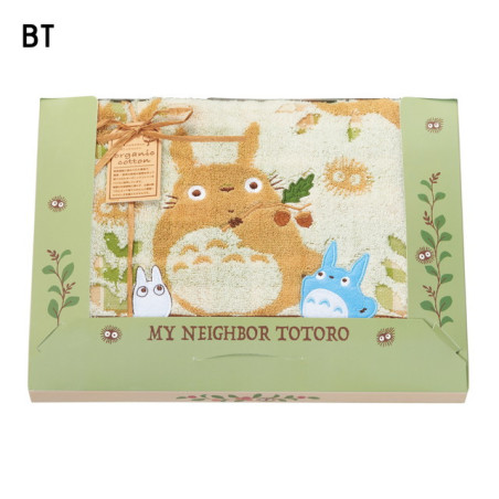 Coffret Cadeau Serviette Totoro en Coton (34×36 cm & 34×75 cm) – Mon 