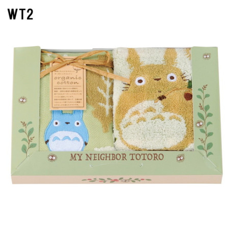 Coffret Cadeau Serviette Totoro en Coton (34×36 cm & 34×75 cm) – Mon 