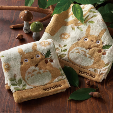 Coffret Cadeau Serviette Totoro en Coton (34×36 cm & 34×75 cm) – Mon 