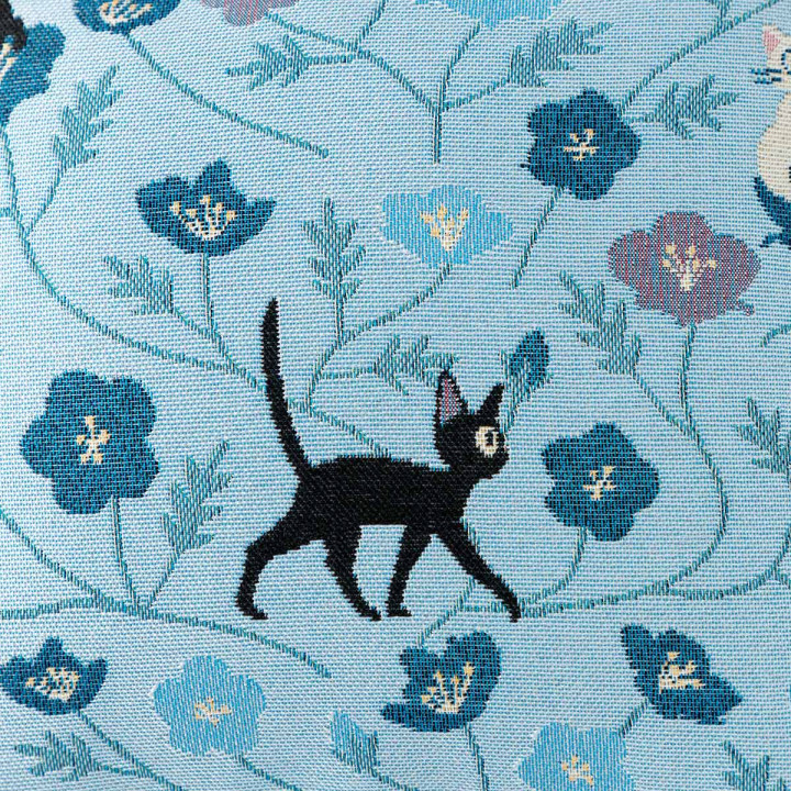 Coussin Jiji Fleur Bleue 30x30cm – Kiki la Petite Sorcière