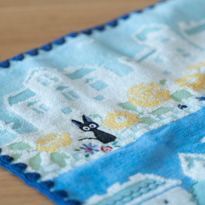 Serviette en coton Jiji Ciel Bleu de Koriko 60x120cm – Kiki la Petite