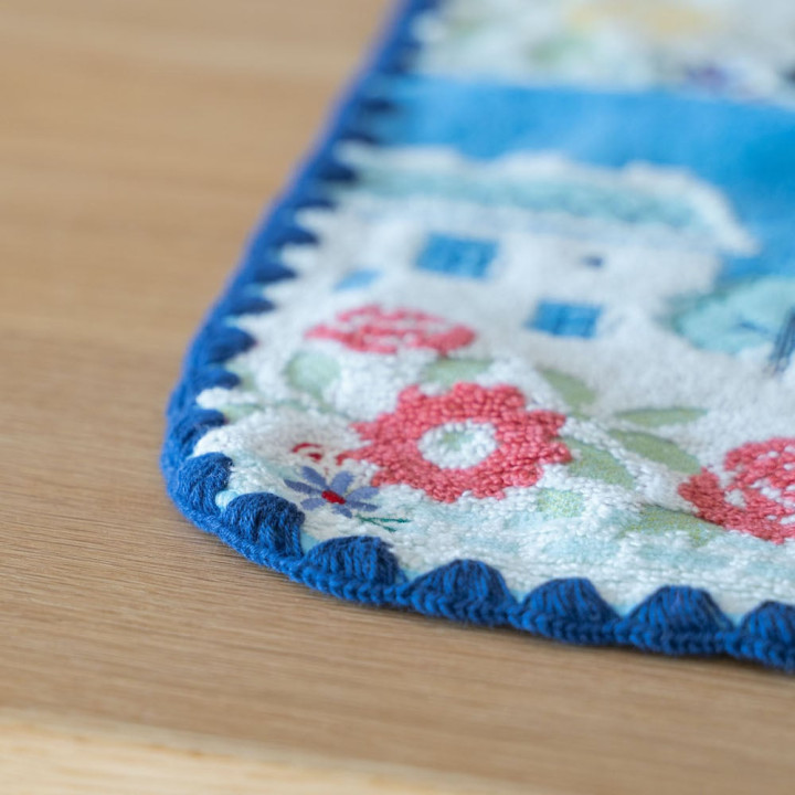 Serviette en coton Jiji Ciel Bleu de Koriko 60x120cm – Kiki la Petite