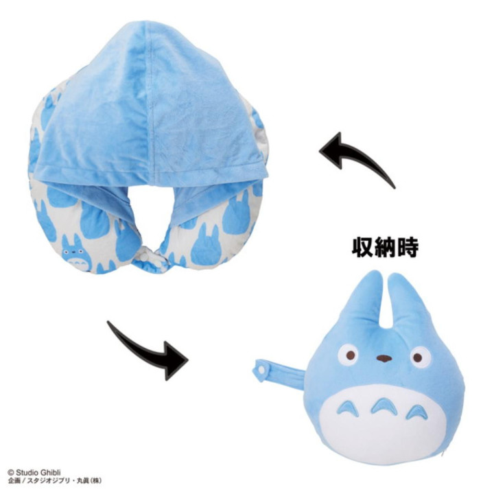 Coussin de voyage Totoro avec capuche – Mon Voisin Totoro