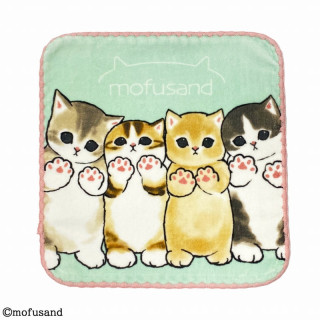 Mini Serviette Chaton-Nyan Câlin 25x25cm – Mofusand