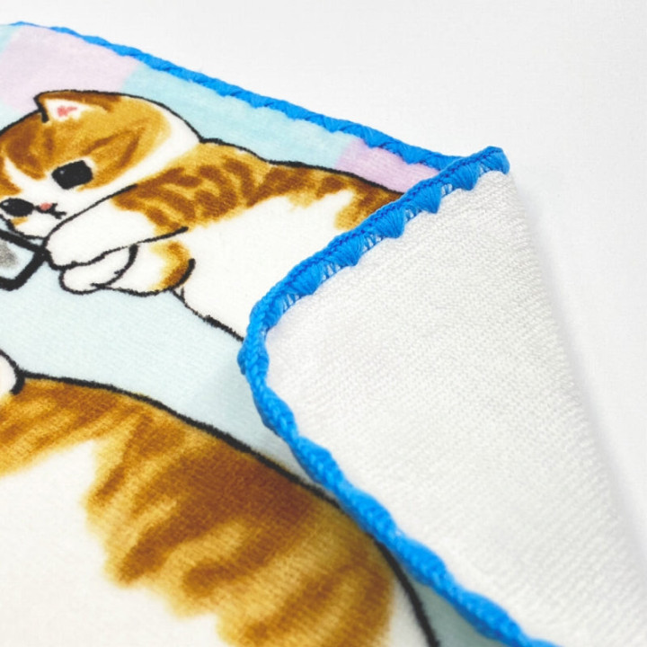 Mini Serviette Chaton-Nyan Téléphone 25x25cm – Mofusand