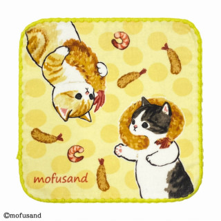Mini Serviette Chaton-Nyan Crevettes 25x25cm – Mofusand