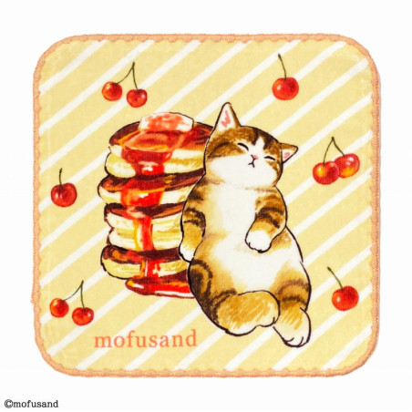 Mini Serviette Chaton-Nyan Pancakes 25x25cm – Mofusand