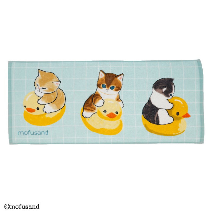 Serviette Chaton-Nyan Canard 34x80cm – Mofusand