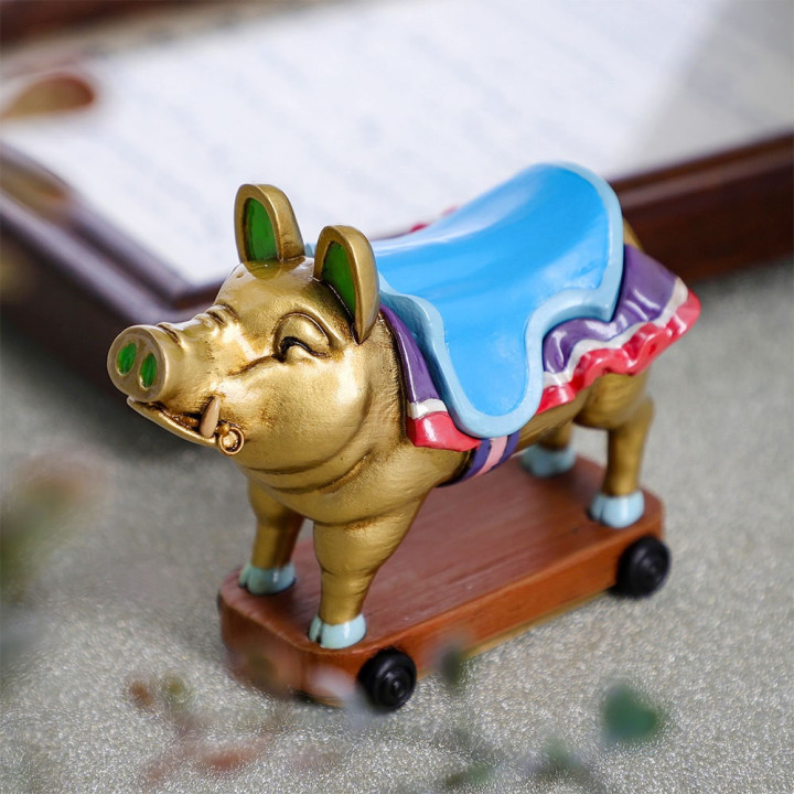 Boîte à accessoires Cochon doré de Chikyuya - Si tu tends l'oreille