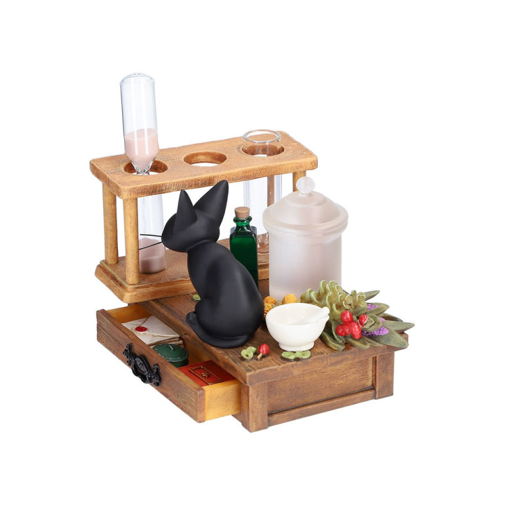 Sablier Diorama Jiji - Kiki la Petite Sorcière
