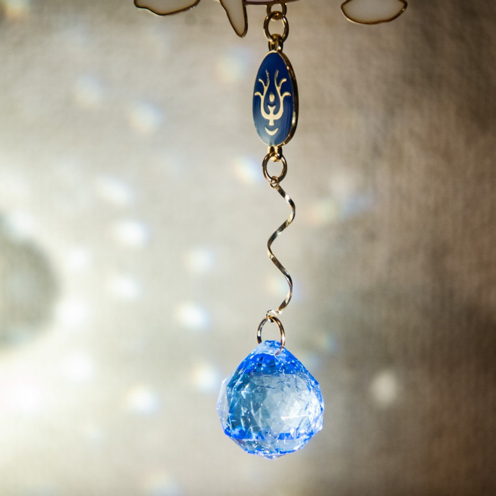 Attrape-soleil vitrail Sheeta & Pazu - Le Château dans le ciel