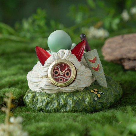 Table Clock San’s Mask & Kodama - Princess Mononoke