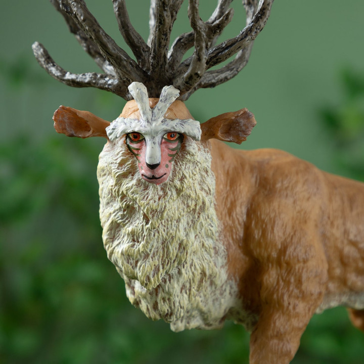 Statue résine Dieu Cerf - Princesse Mononoké