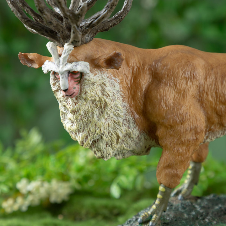 Statue résine Dieu Cerf - Princesse Mononoké