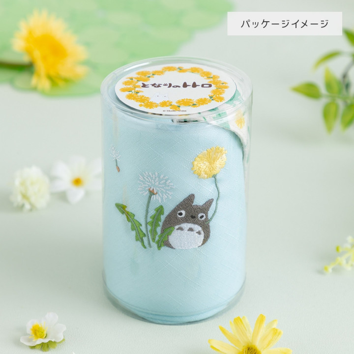 Totoro Cloth bag with Dandelion embroidery - My Neighbor Totoro
