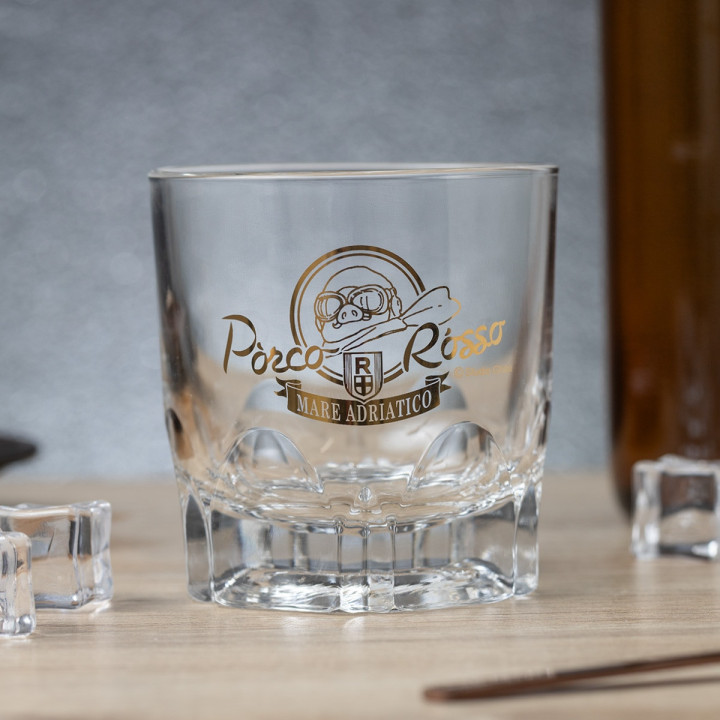 Whisky Glass - Porco Rosso