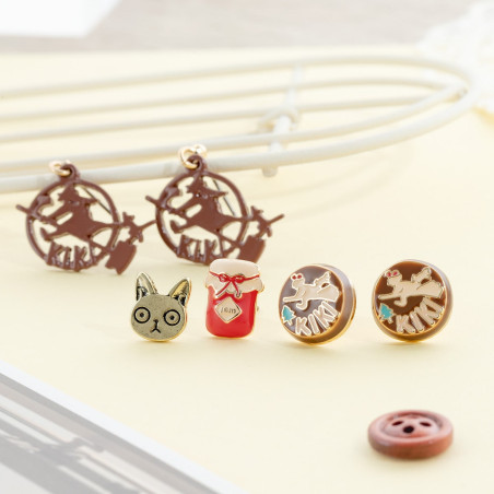 Set of 6 clipped Earrings Kiki - Kiki’s Delivery Service
