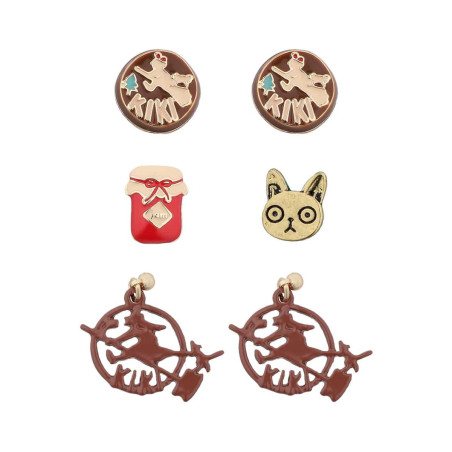 Set of 6 clipped Earrings Kiki - Kiki’s Delivery Service