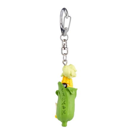 3D Keychain Soot Sprite in corn with Totoro - My Neighbor Totoro