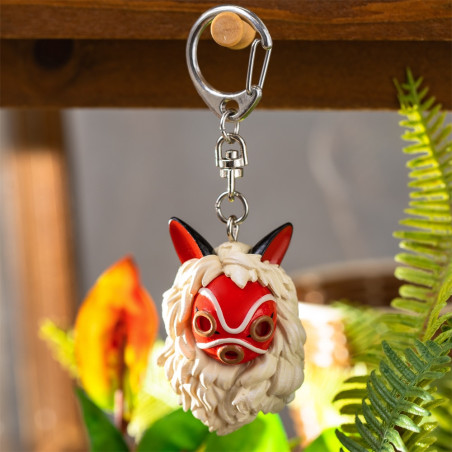 3D Keychain San’s Mask and Kodama - Princess Mononoke