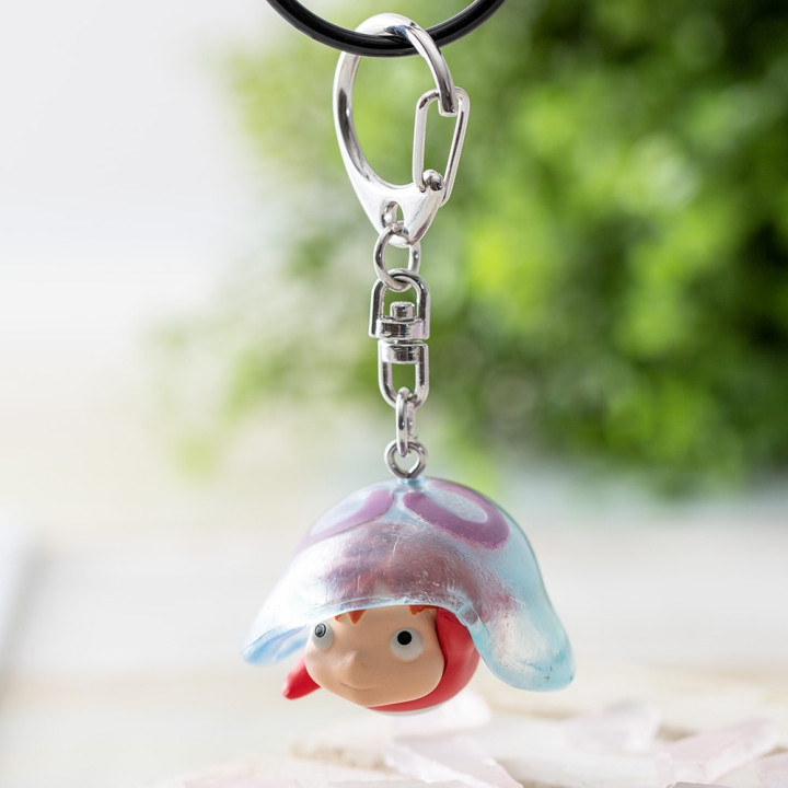 Porte-clés 3D Ponyo et méduse - Ponyo sur la falaise