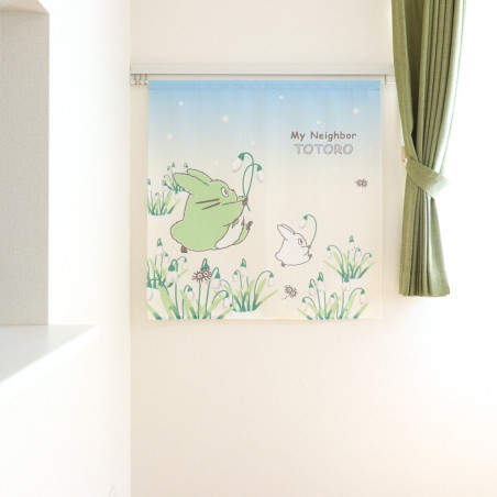 Rideaux Noren Perce-neige et Totoro 85x90cm - Mon Voisin Totoro