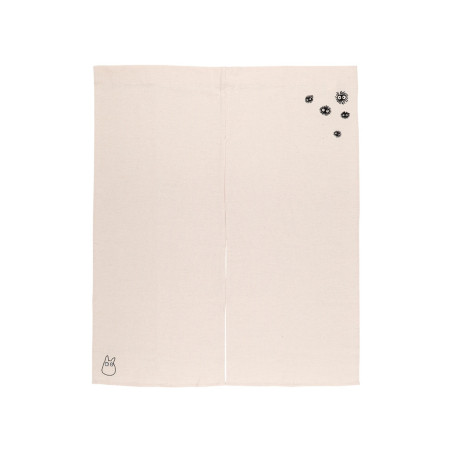 Rideaux Noren ivoire Broderie Noiraude fabriqué au Japon 75x90 cm - M