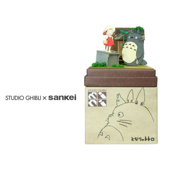 Diorama papier mini Devant le Sanctuaire - Mon Voisin Totoro