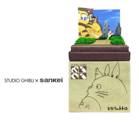Paper Craft Mini Mei & Catbus - My Neighbor Totoro