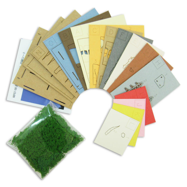 Diorama papier mini Mei & Chatbus - Mon Voisin Totoro