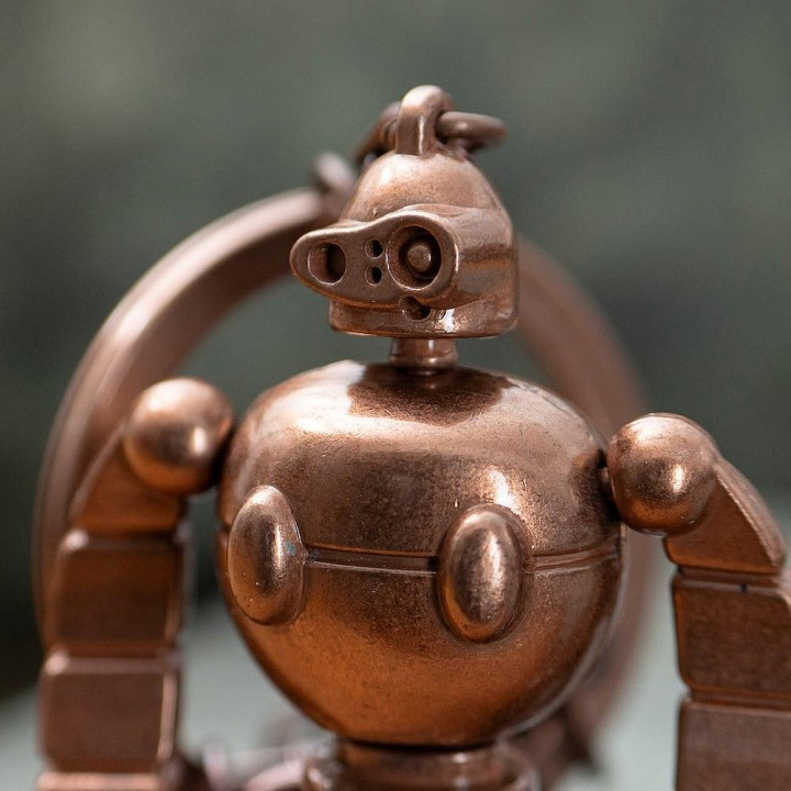 Porte-Clés de collection Robot Soldat effet bronze - Le Château dans 