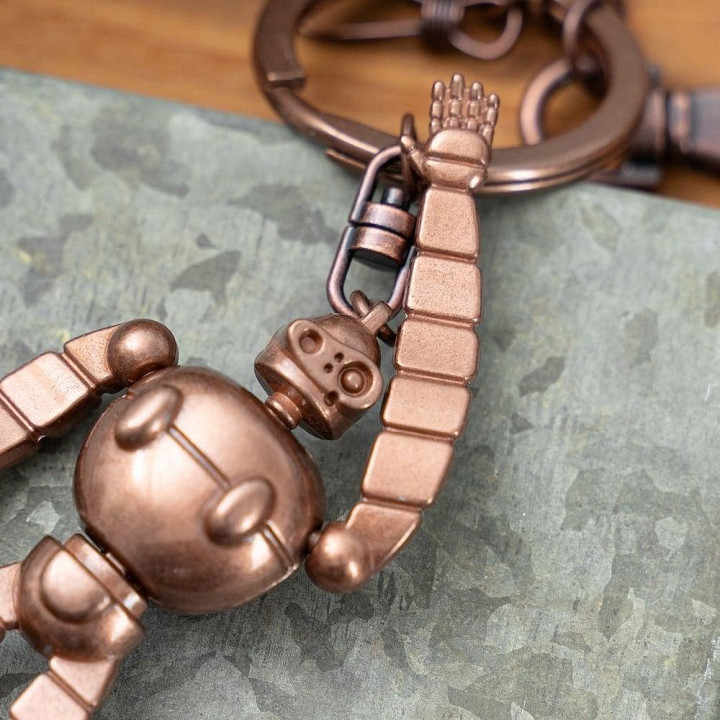 Porte-Clés de collection Robot Soldat effet bronze - Le Château dans 