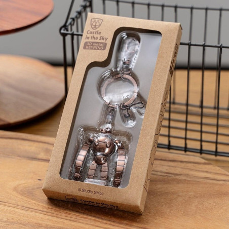 Metal Keyring Robot Soldier - Castle in the Sky