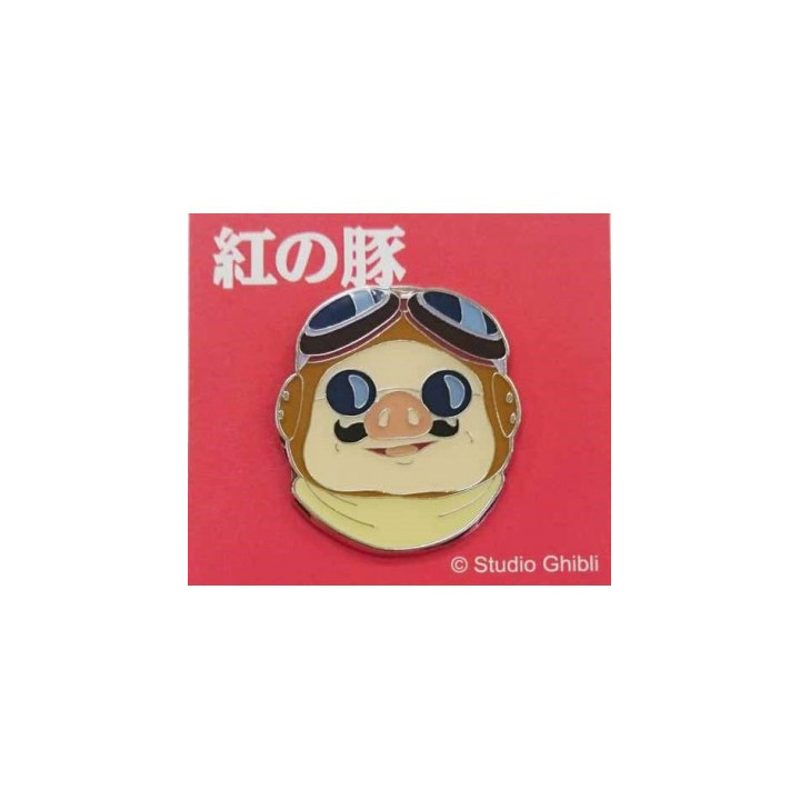 Pins Marco Gros Plan - Porco Rosso